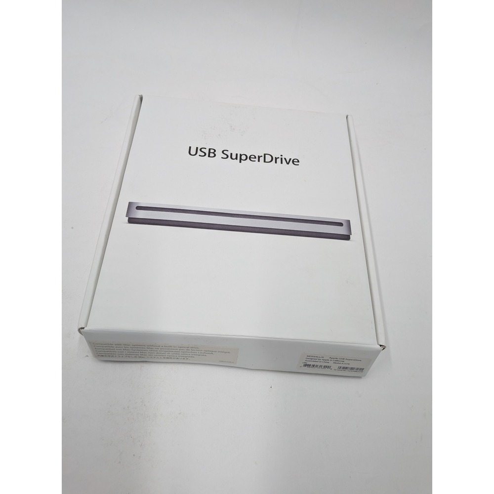 Apple USB SuperDrive External CD DVD Reader Writer Silver Model A1379 MD564LL/A
